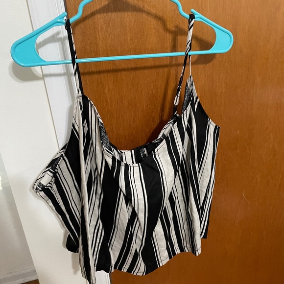 ASOS Curve Striped Camisole Crop Top - Picture 3 of 3